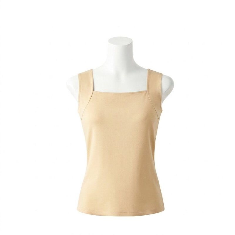 Product card view of the beige Susie's built-in bra tank.